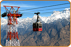 Ropeway in Auli